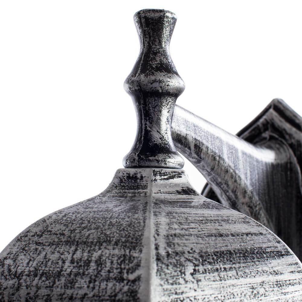 Уличный настенный светильник металлический серый Arte Lamp Genova 1BS A1202AL-1BS ARTE LAMP ПОД СТАРИНУ, ФОНАРЬ 00-3897331 Серый  - Вид №2