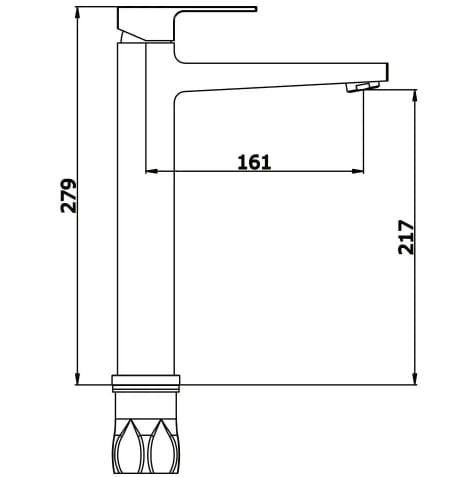 Смеситель для раковины Fontana Showers блеск ARCH-00125577 - Вид №20
