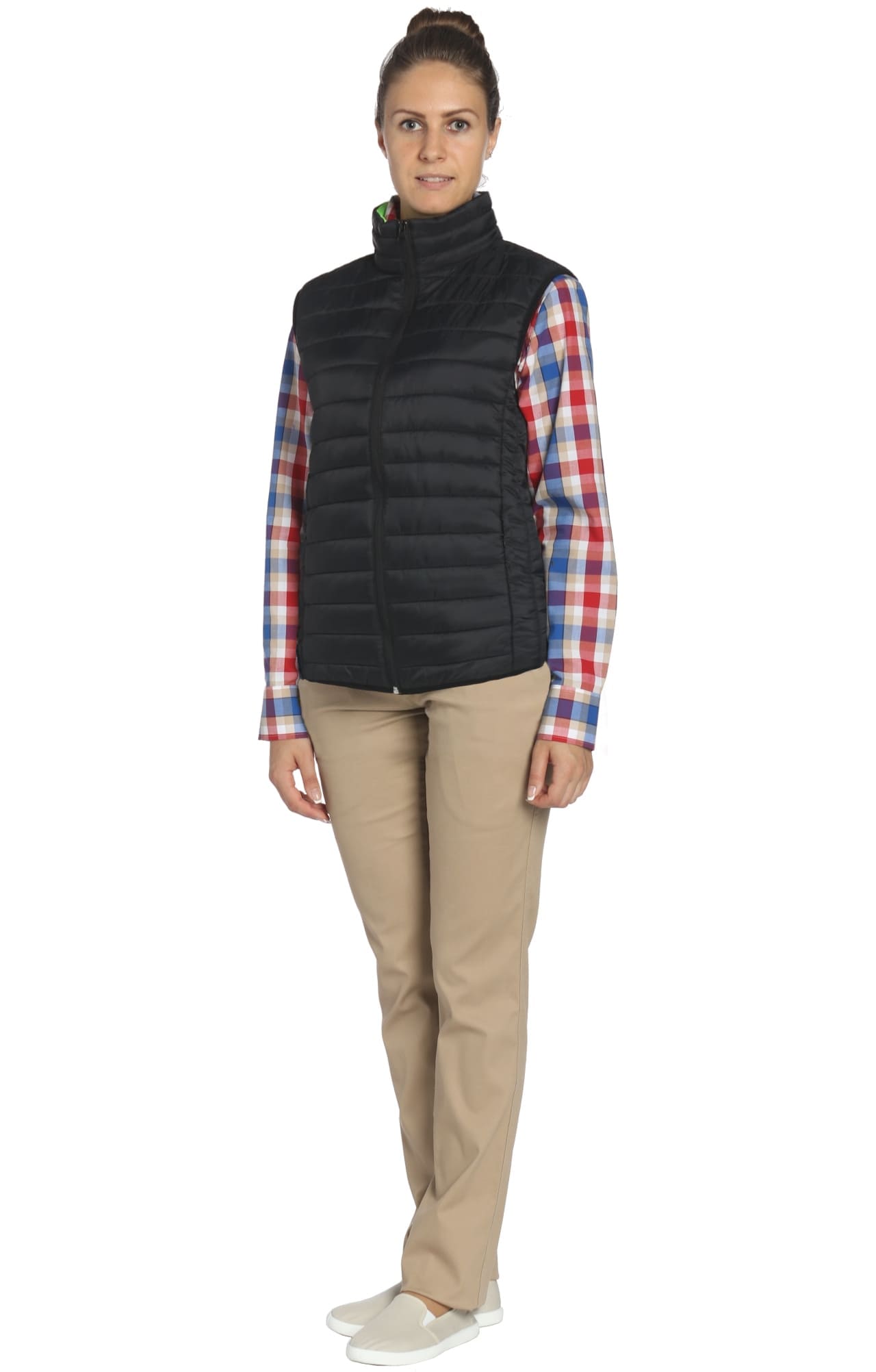 69668 Жилет стеганый  black El-Risto  Демисезонная одежда размер L (96)  - Вид №6