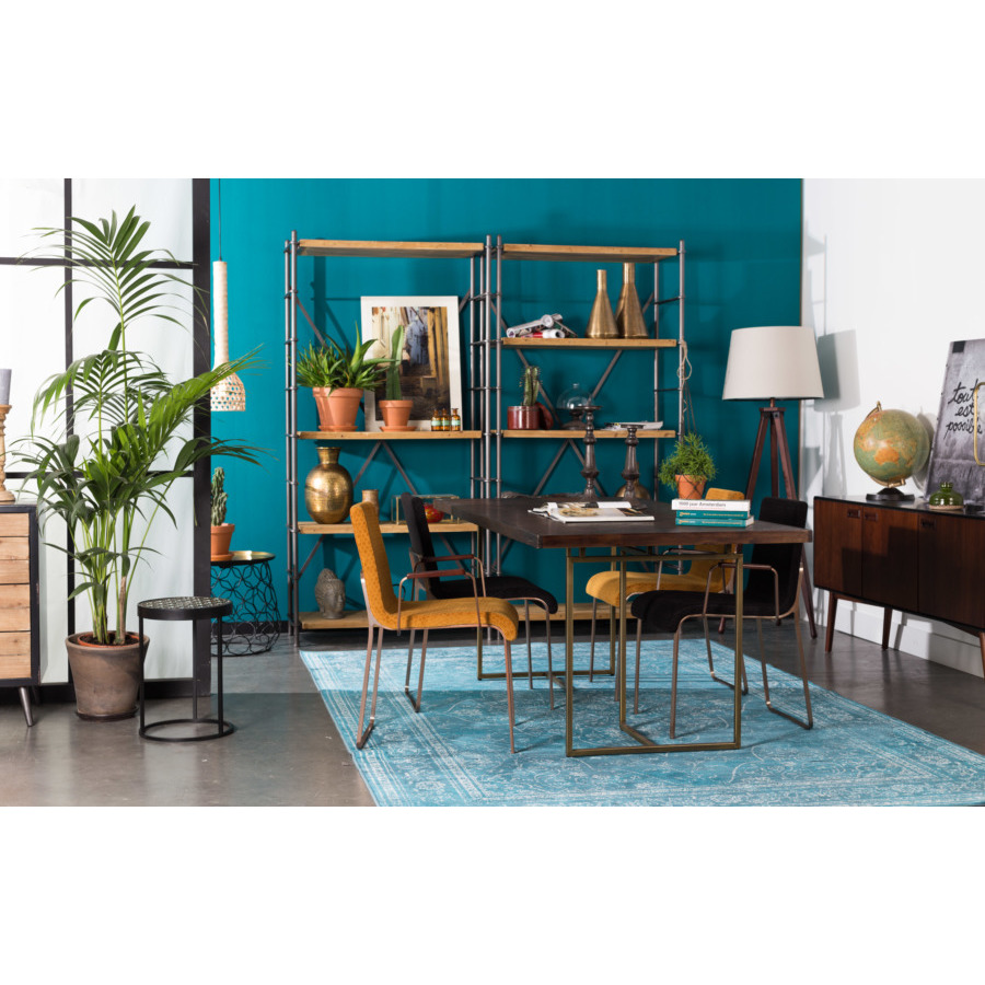 Стул Flor оранжевый Dutchbone 1100291 - Вид №1