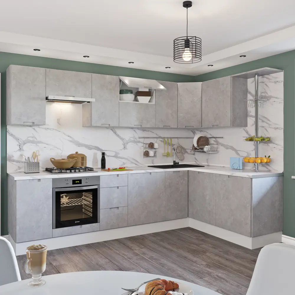 Дверь для шкафа Delinia «Берлин» 30x92 см, МДФ, цвет серый STLM-2197654 - Вид №16