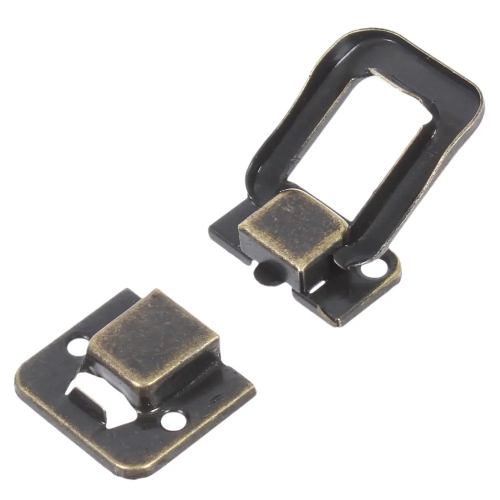 Замок для шкатулок и кейсов 35x25 мм, цвет бронза ЛЕВША STLM-2007772 - Вид №2