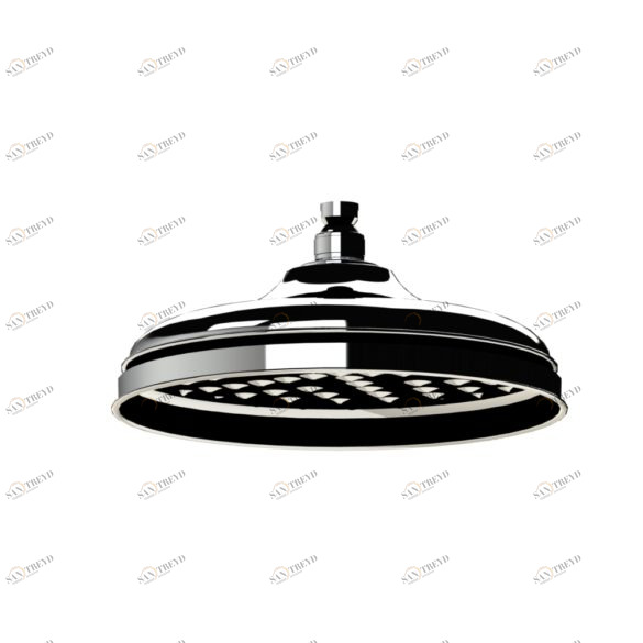 6977 Лейка душа в стиле ретро из латуни ø 270 мм HORUS Range Ascott 