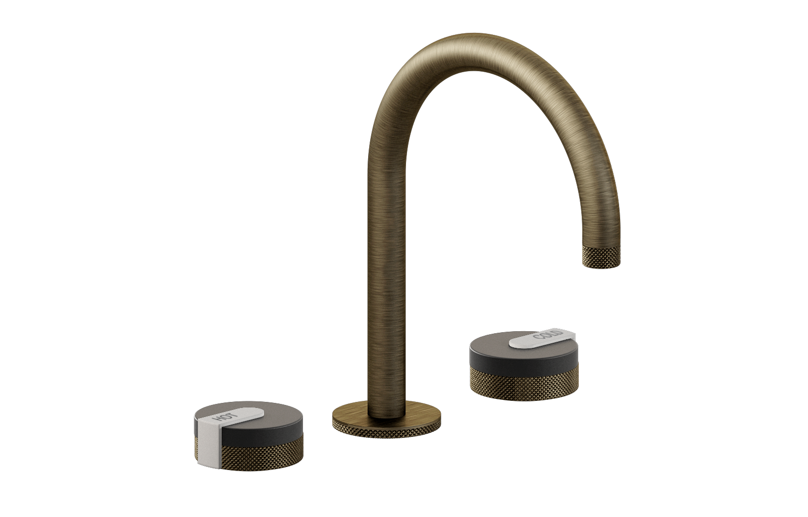 E-11512-R1BK-L1WT-VBB Смеситель для умывальника на 3 отвертия GRAFF MOD+