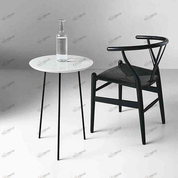 СТОЛИК КОФЕЙНЫЙ СТОЛИК С КАМЕННОЙ СТОЛЕШНИЦЕЙ ACE 65Х60 СМ Neutra Design AT65601