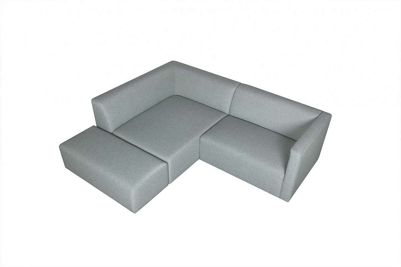 Диван John угловой светло-бирюзовый SITS ДИЗАЙНЕРСКИЕ, JOHN 192045 Голубой  - Вид №15