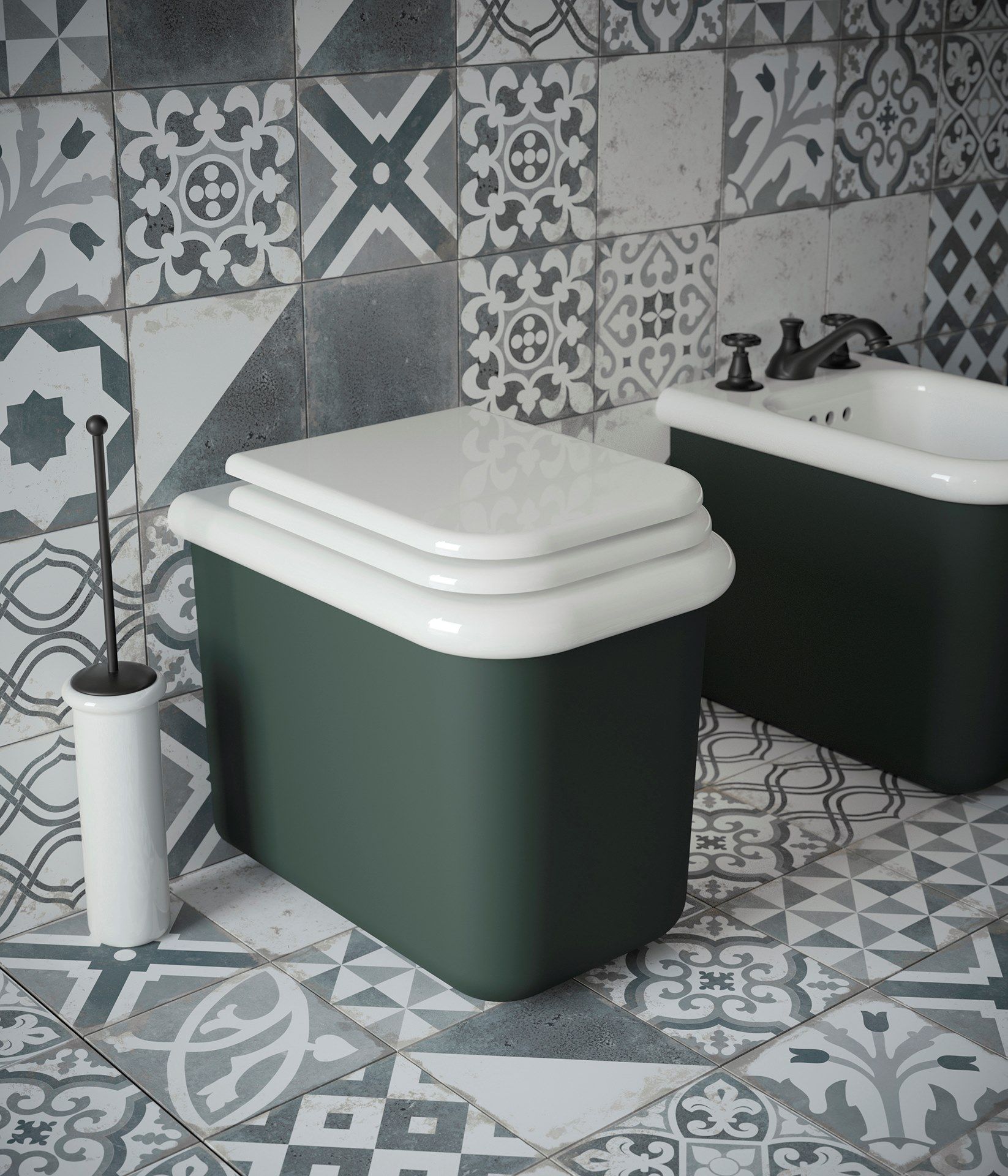 Напольное керамическое биде с переливом BLEU PROVENCE True Colors Lite ARCH-00147417 - Вид №2