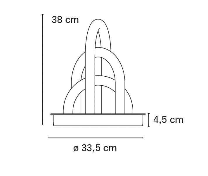 Стеклянная настольная лампа FontanaArte Oort ARCH-00122670 - Вид №7