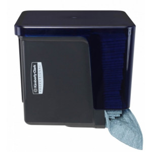 7969 Kimberly Clark Диспенсер для протирочных салфеток WypAll сложенных в четверо черный Kimberly Clark Professional 7969 черный