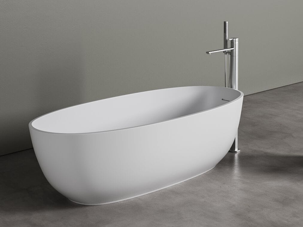 Овальная ванна в центре комнаты Corian® Acquapazza Corian ® elements ARCH-00114048