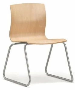 TALIN Штабелируемый стул-санки из фанеры Webwood