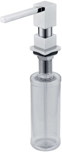 Встраиваемый дозатор ZorG Inox ZR-22 CR для жидкого мыла, хром