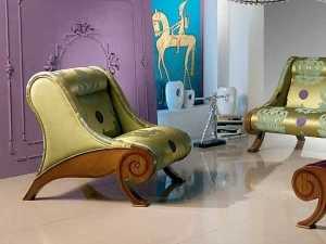 Carpanelli Мягкое кресло в цвете зебрано Glamour