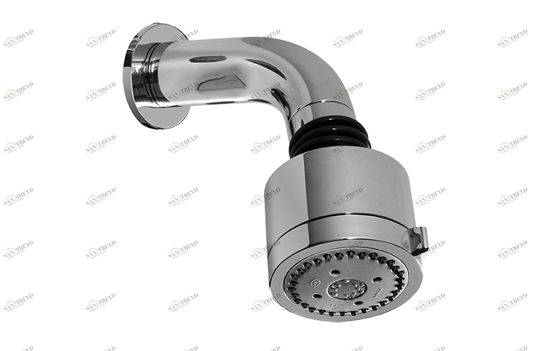 E-8335 Душевая трирежимная головка с держателем - комплект GRAFF Крацованный никель;Полированный хром;Крацованный никель Steelnox® Aqua-Sense