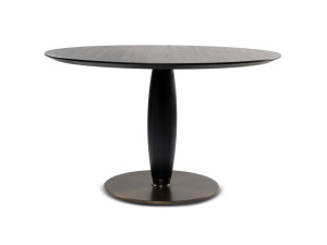 Круглый стол из шпона