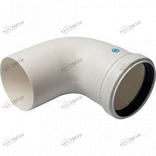 Угол дымохода STOUT DN80 87 градусов для конденсационных котлов SCA8080000090