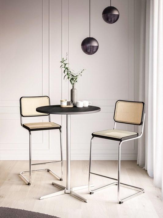 Thonet Стул высокий консольный с подставкой для ног S 32 / s 64 sun-id-1384456 - Вид №1