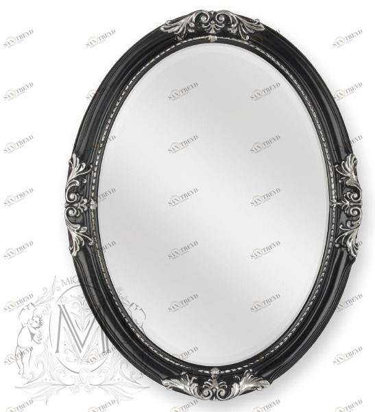 Зеркало MIGLIORE Complementi ML.COM-70.503.NR.AG - черное серебро 