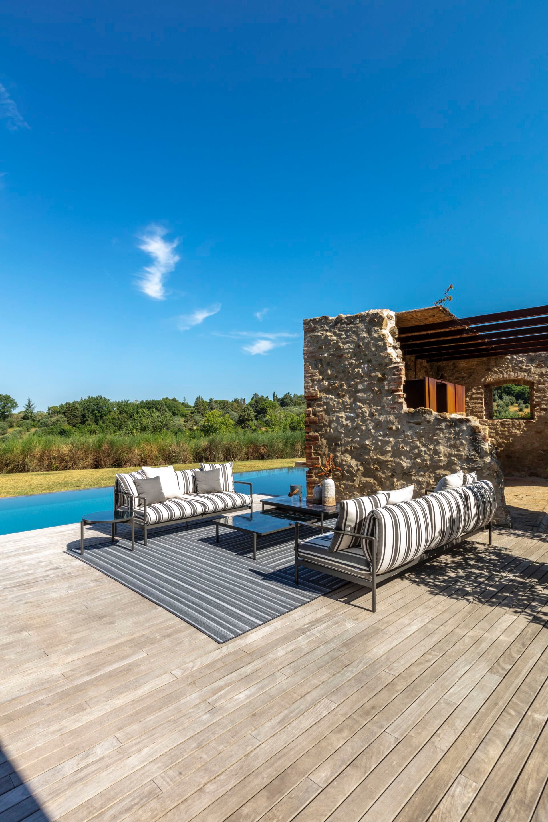 Мягкий садовый диван с алюминиевой рамой Talenti Nalu ARCH-00108843 - Вид №6