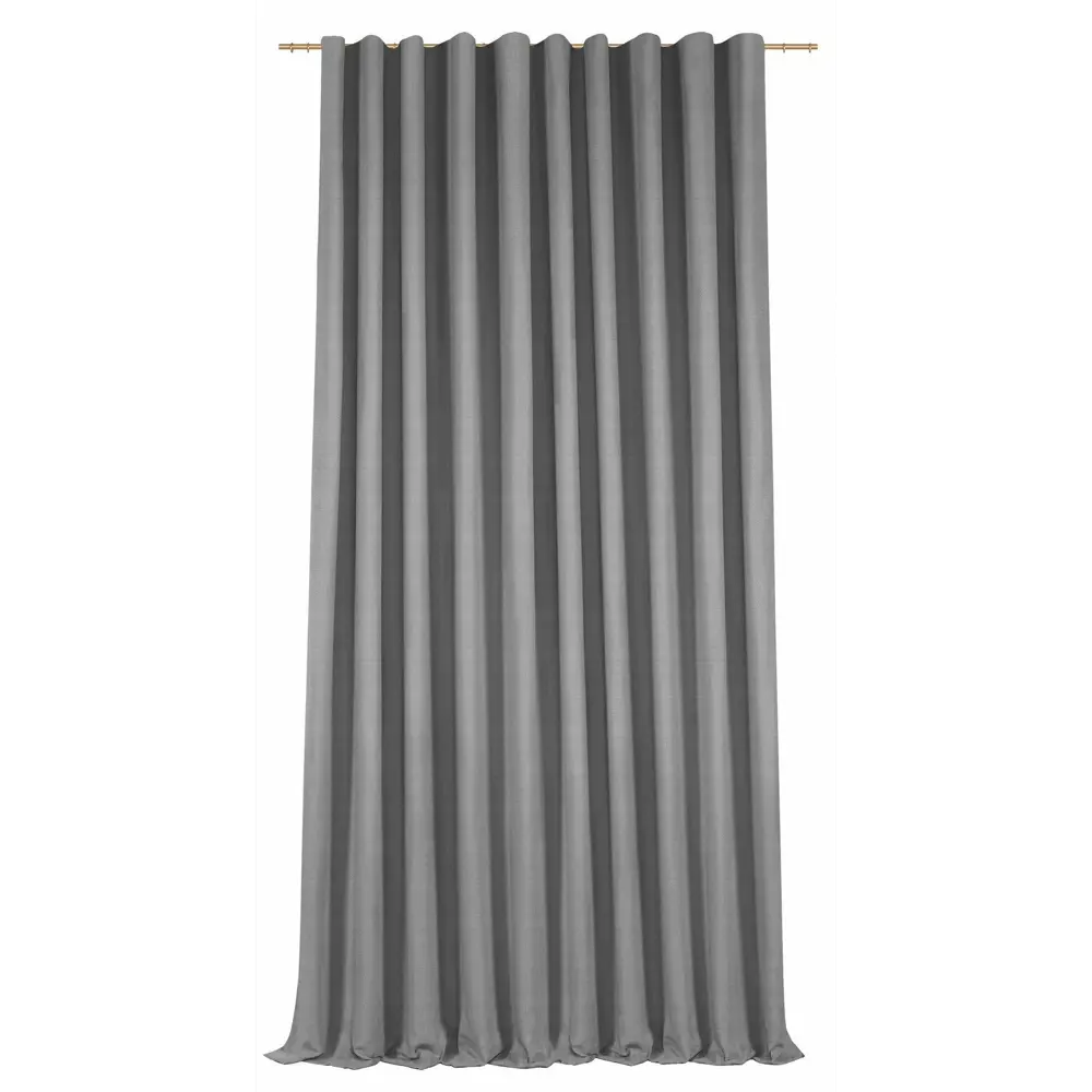 Штора на ленте Кэри 140x280 см цвет серый MIAMOZA STLM-2017894 - Вид №2