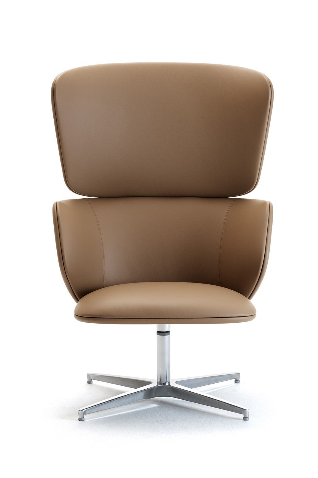 Кожаное вращающееся кресло с высокой спинкой для контракта Leyform Alisè Lounge ARCH-00064529 - Вид №7