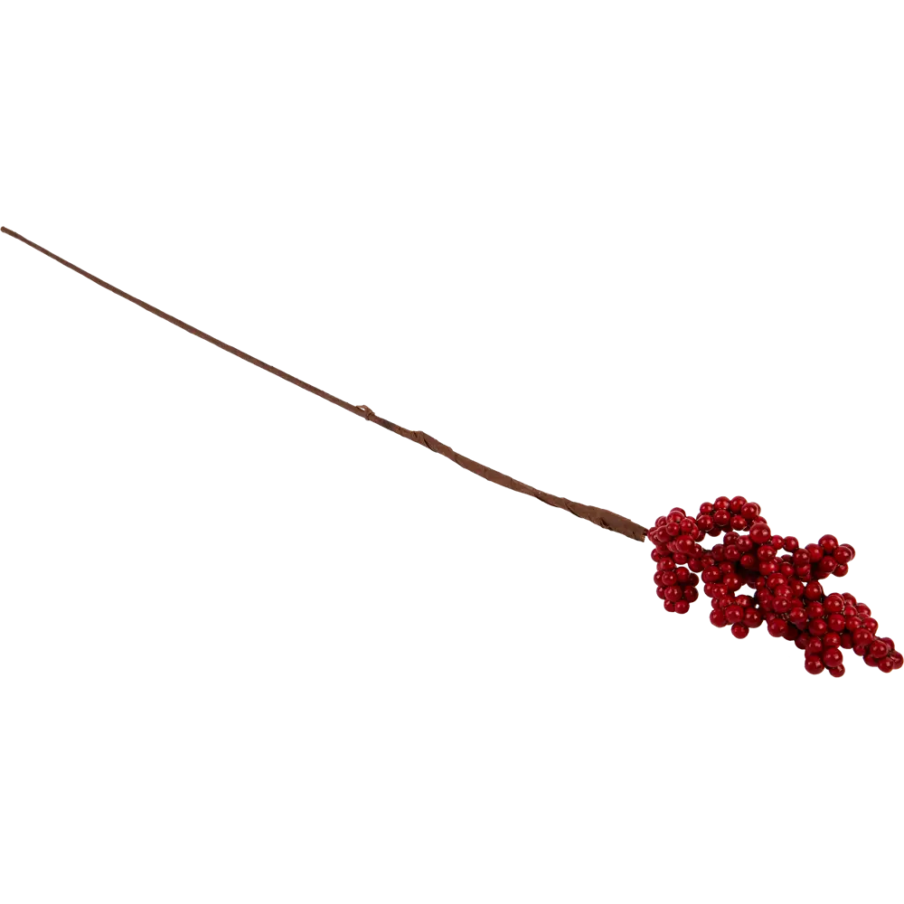 Штекер декоративный Ягоды пластик красный 10x60 см Santreyd STLM-2051622