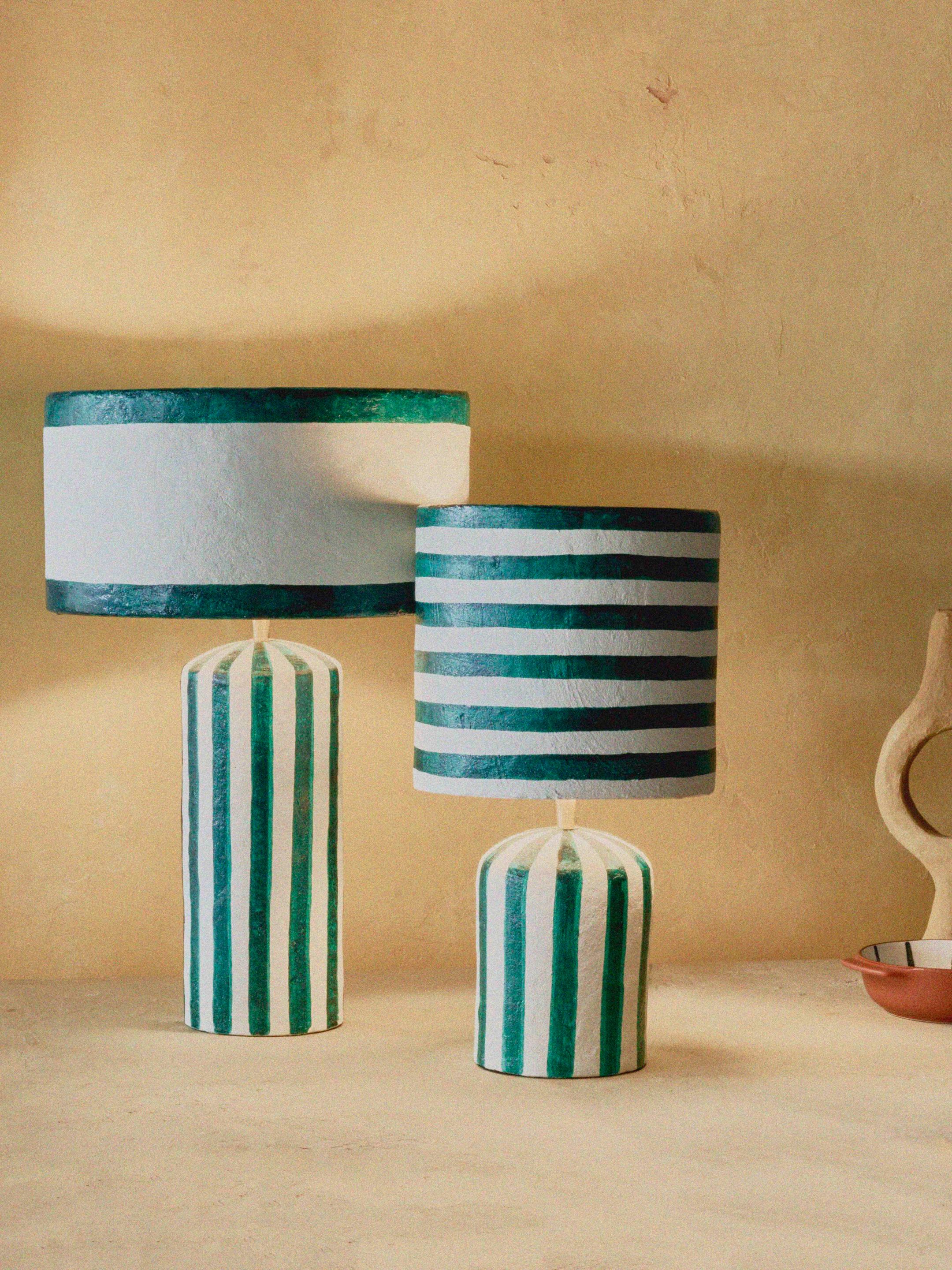 Светодиодная настольная лампа из папье-маше POMAX MUNDAKA ARCH-00028211 - Вид №1