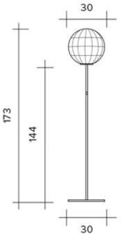 Urban Торшер из дутого стекла Ball sun-id-1416466 - Вид №2
