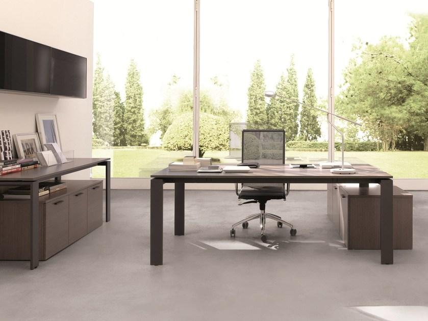 Zalf Прямоугольный деревянный стол Pratico office sun-id-1442638 - Вид №1