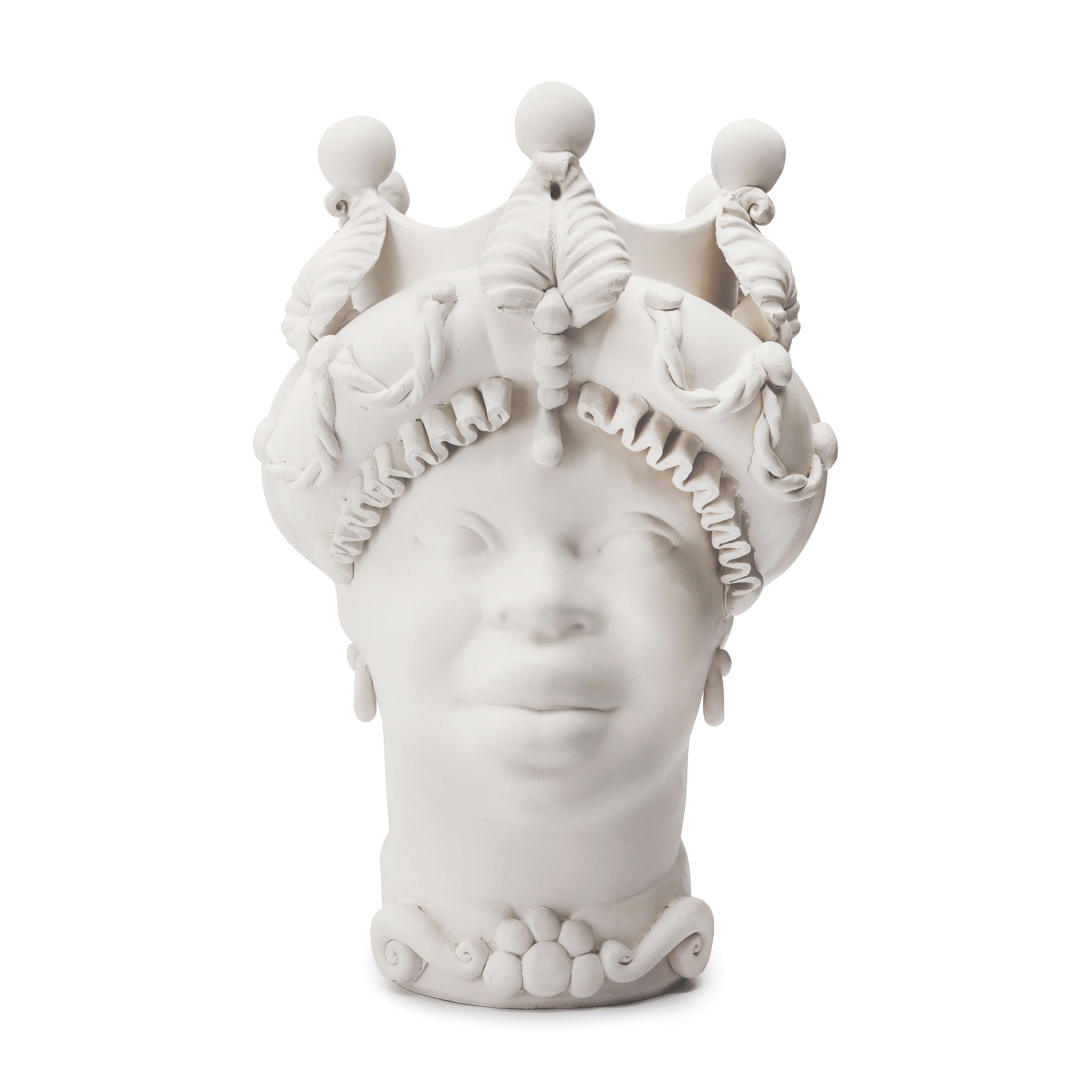 200945-18 ABHIKA ВАЗА MORO LADY BAROQUE WHITE/GOLD  - Вид №4