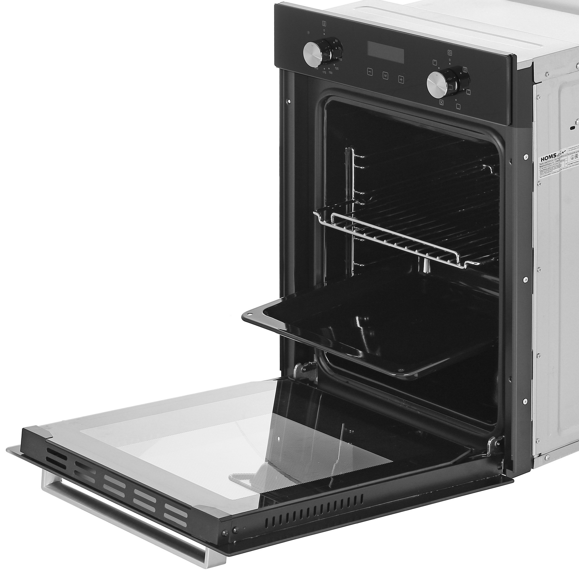 8160930 Электрический духовой шкаф HOMSair OEM451BK черный STDN-0048643 - Вид №5