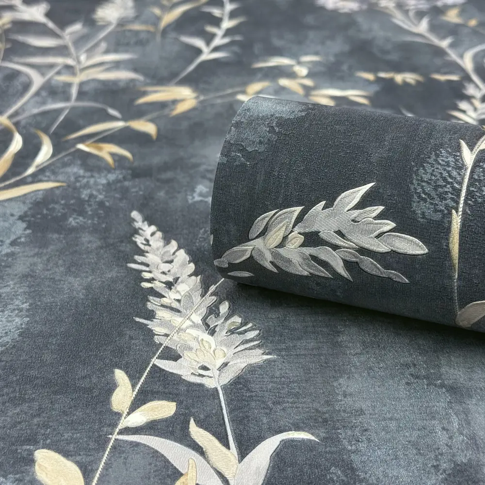 Обои флизелиновые Erismann Линда темно-серые 1.06 м ЭР61010-06 STLM-2169735 - Вид №3