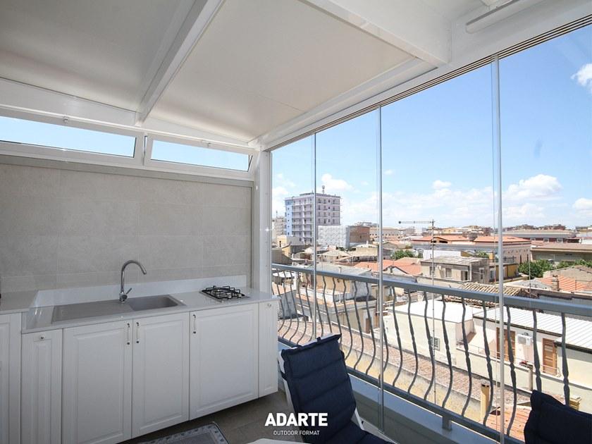 ADARTE Алюминиевая пергола с термоизоляционными панелями  A701  - Вид №1