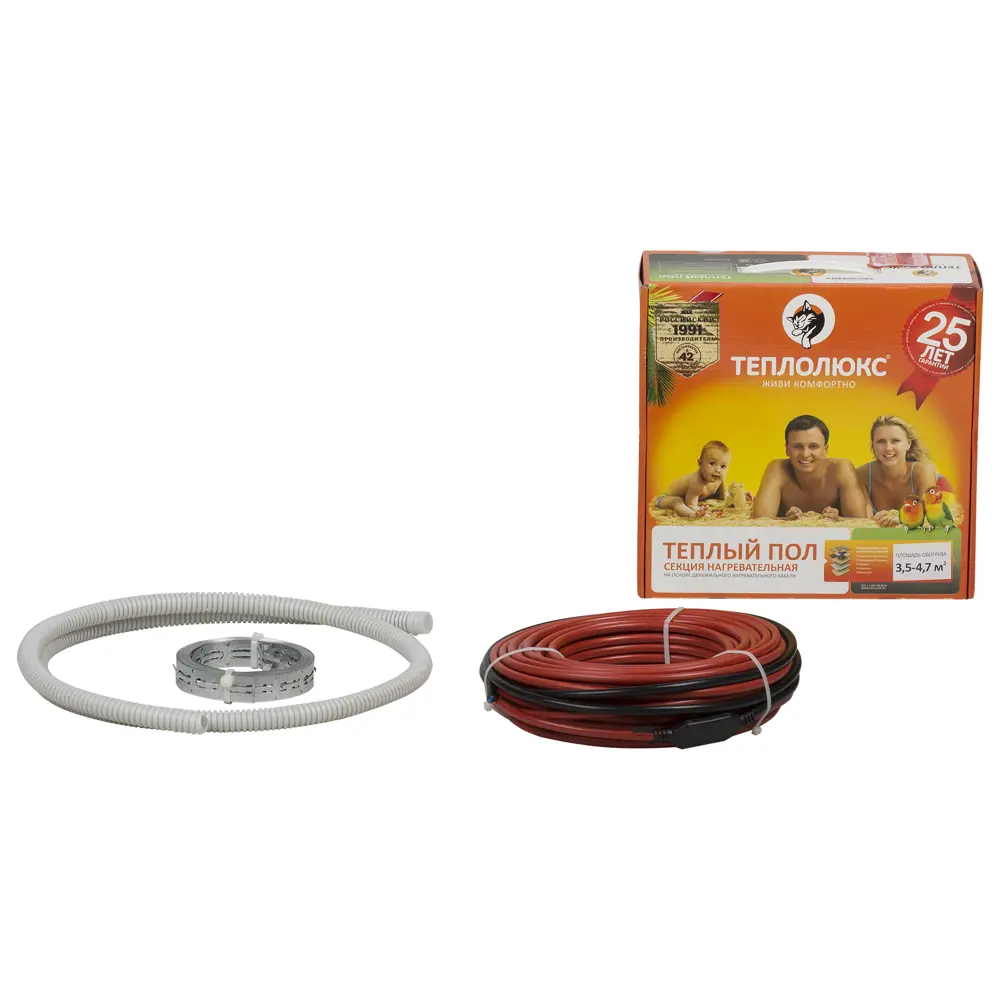 Нагревательный кабель для теплого пола Теплолюкс 26 м, 520 Вт STLM-2154536 - Вид №1