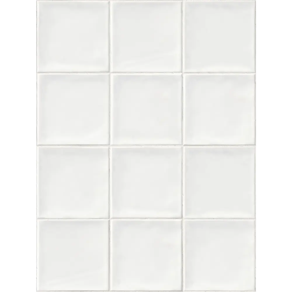 VENTA Панель ПВХ «Плитка» белая для стен 2700×375×8 мм 18759381 STLM-0012511