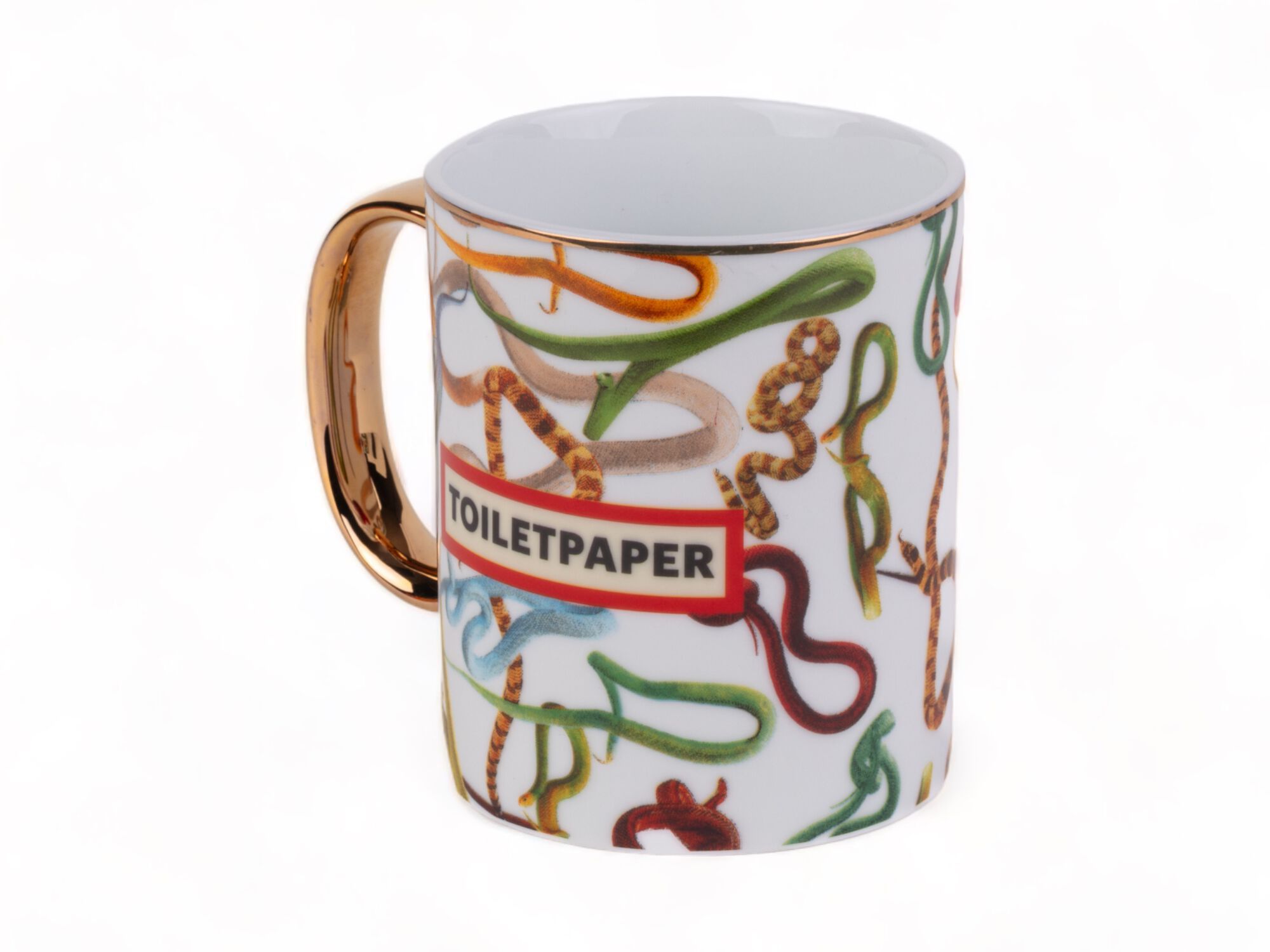 Фарфоровая кружка Seletti Seletti пользуется туалетной бумагой ARCH-00010616 - Вид №2