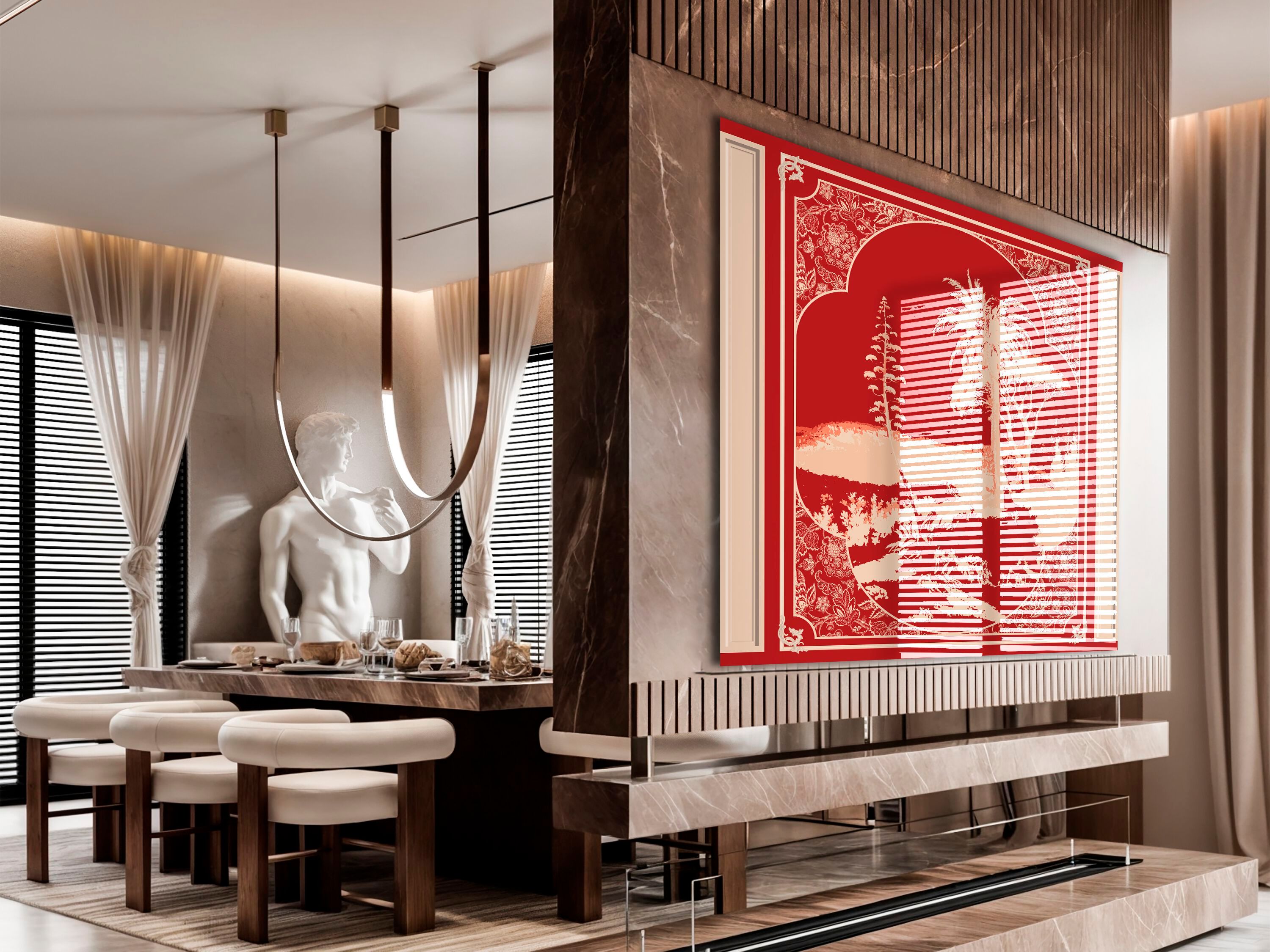 Декоративная металлическая панель Officinarkitettura® iCarré8 ARCH-00019066