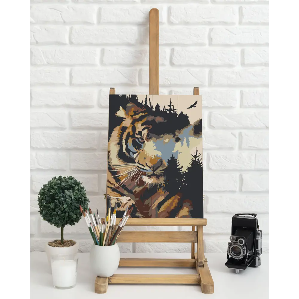 Картина по номерам Таежный хищник 40х50 см FBRUSH STLM-2111013 - Вид №2