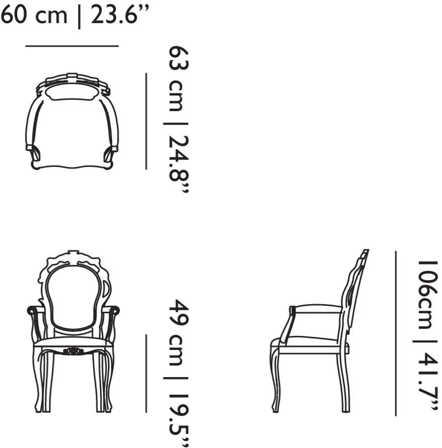 moooi Деревянный стул с подлокотниками Smoke sun-id-1451677 - Вид №1