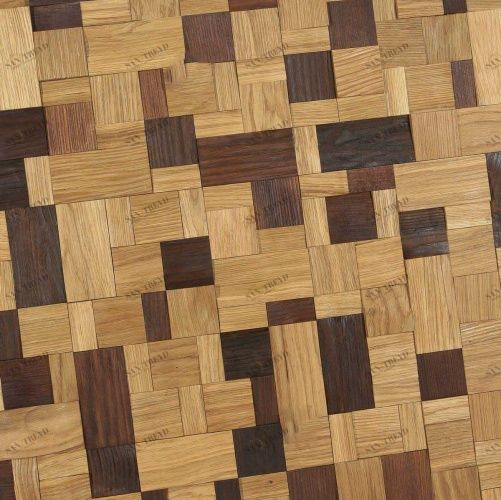 Мозаика и 3D панели из дерева Tarsi 3D Хауз Дуб 3д (мозаика панели), брашированная (3Д (мозаика панели), Брашированная) 300х300 мм 3Д5М21