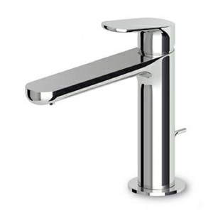 ZKK699 Смеситель для раковины, однорычажный, с удлиненным изливом, аэратором, сливным клапаном 1 1/4 ", гибкими шлангами. Zucchetti Nikko