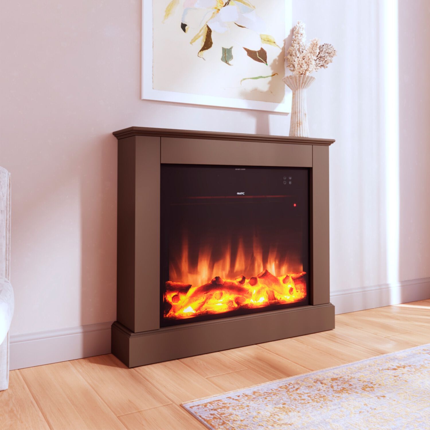 Электрическая каминная вставка с дистанционным управлением SINED PANAREA ARCH-00120229 - Вид №7