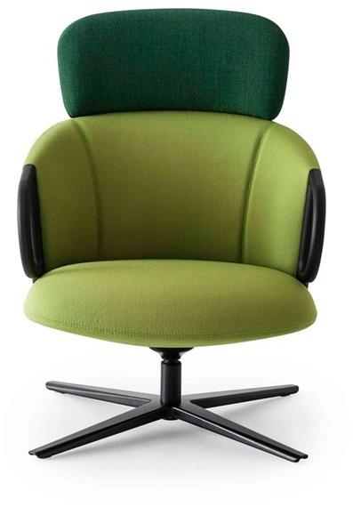 GABER Кресло из ткани с 4 спицами и высокой спинкой Cucaracha 394  - Вид №5