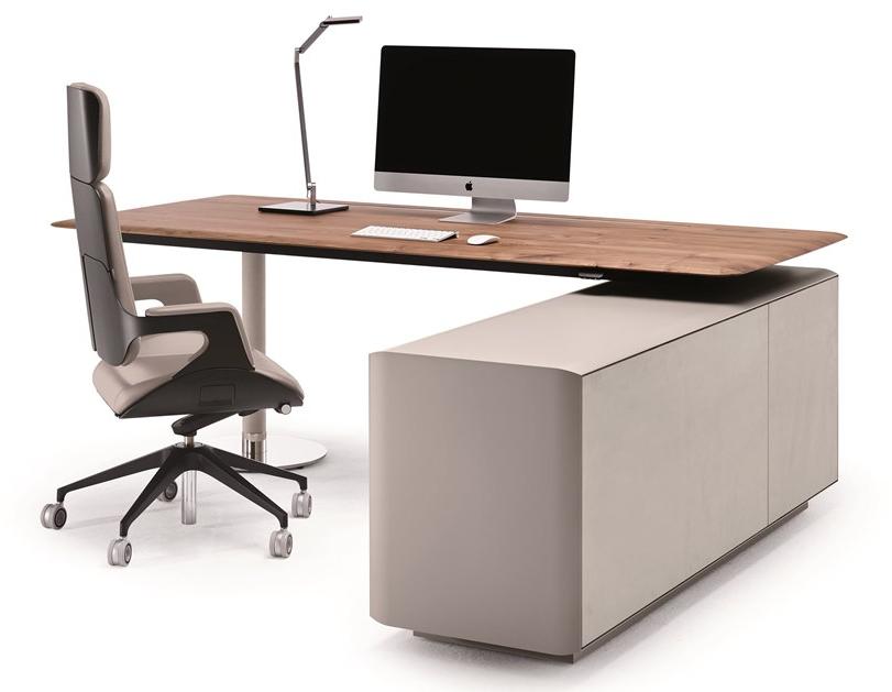 YOMEI Регулируемый по высоте угловой стол со встроенной полкой S100 sun-id-1367549 - Вид №4