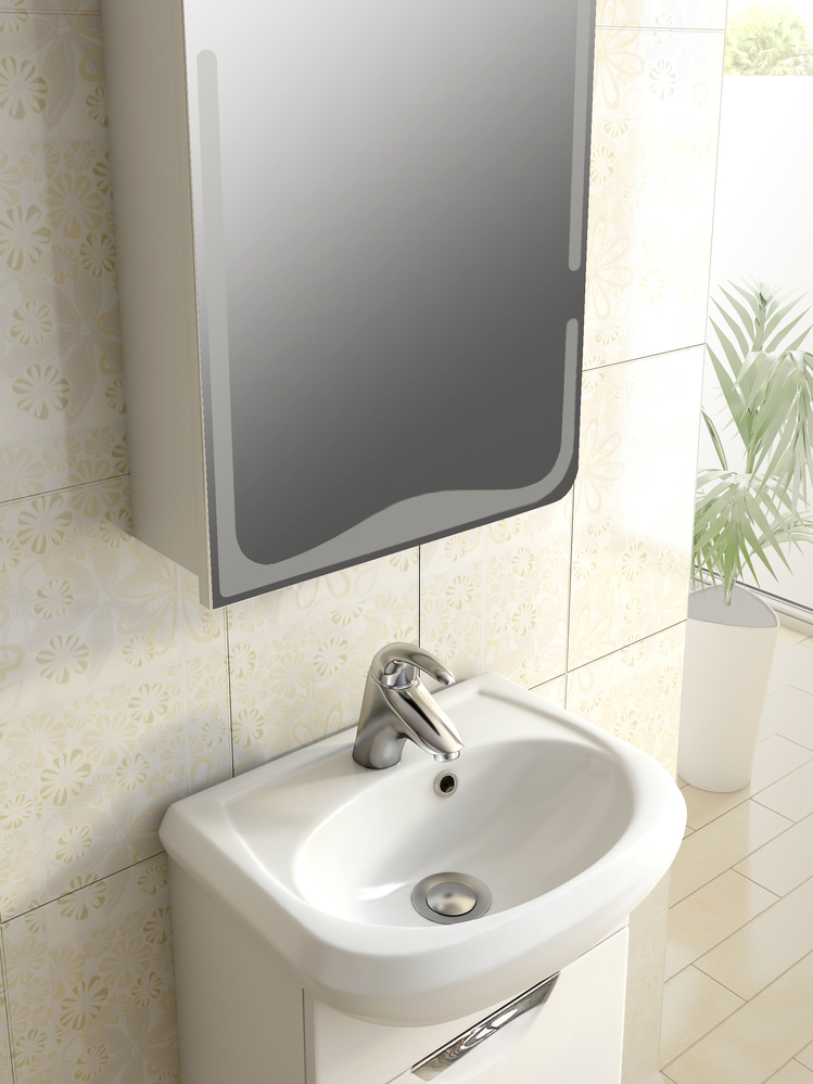 Тумба с раковиной Callao 400 (Азов)400⨉200⨉830 мм белый Santreyd sun-id-664588 - Вид №3