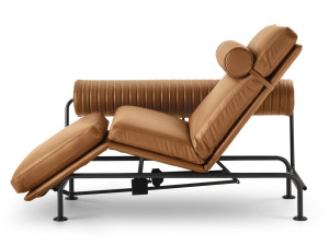 Кожаный шезлонг