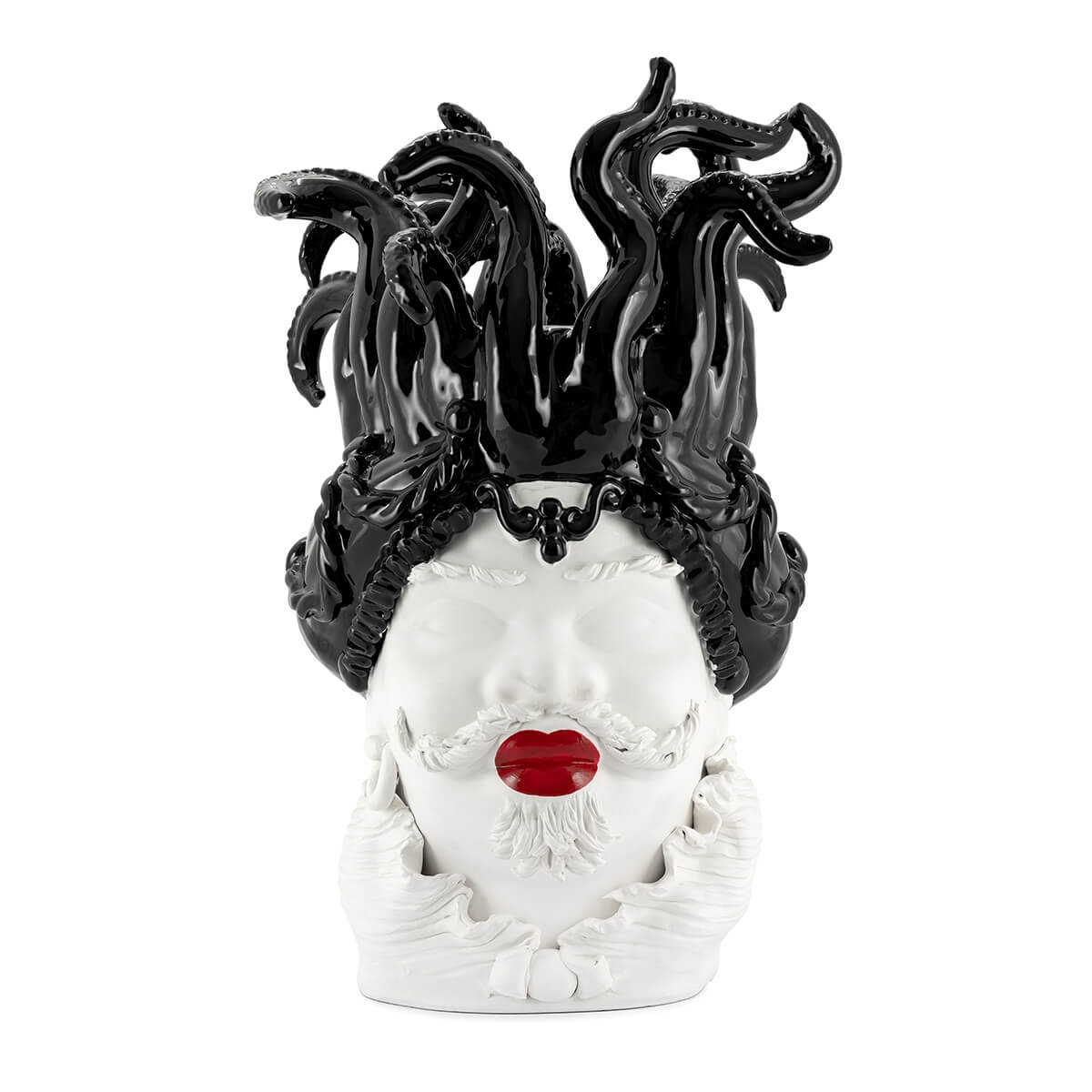 200997-90 ABHIKA ВАЗА MORO MAN TENTACLES BLACK  - Вид №2