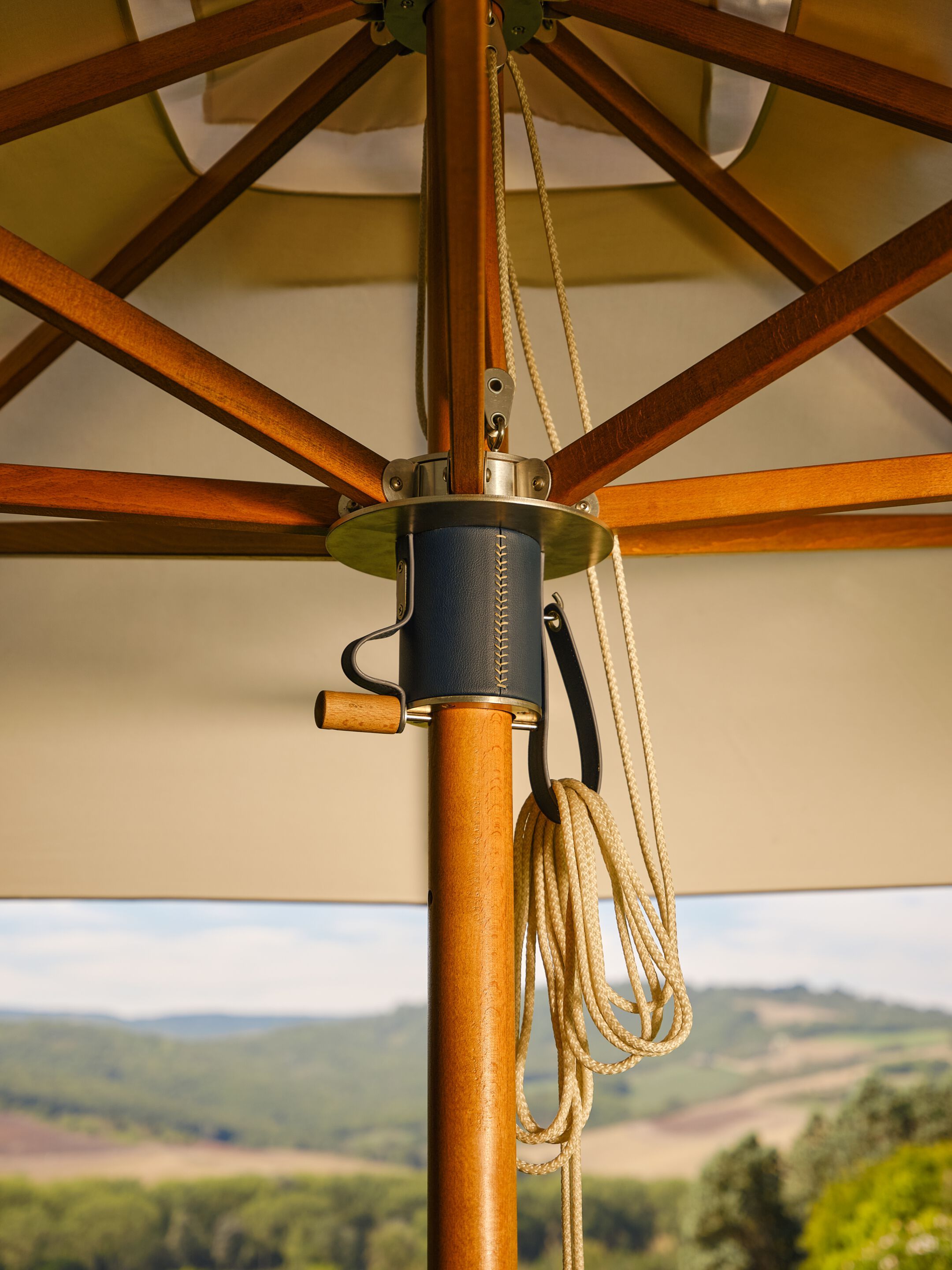 Прямоугольный зонт из ясеня Unopiù Damian ARCH-00018892 - Вид №2