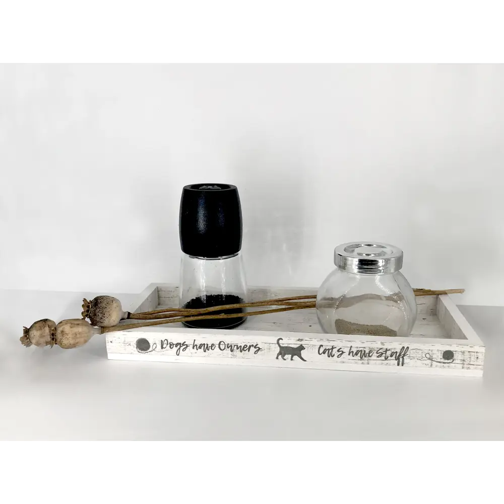 Поднос-мини прямоугольный 29.5x12 см Графио П5 дерево цвет белый Santreyd STLM-2039645 - Вид №3