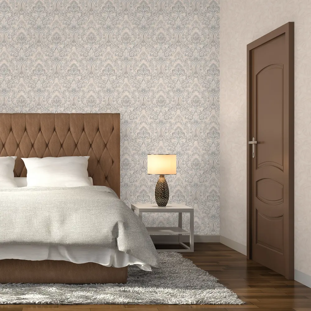 Обои флизелиновые 1,06х10 м цвет серый ED1117-01 EURO DECOR Жозефина STLM-2069667 - Вид №4